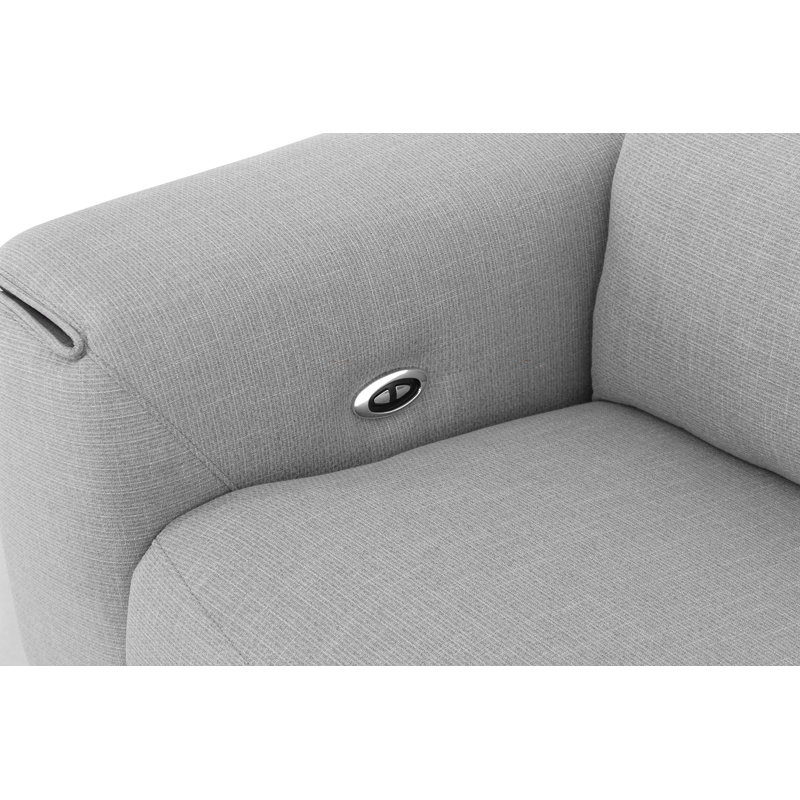 VIG Furniture Cyprus 84'' Upholstered Power Reclining Sofa & Reviews